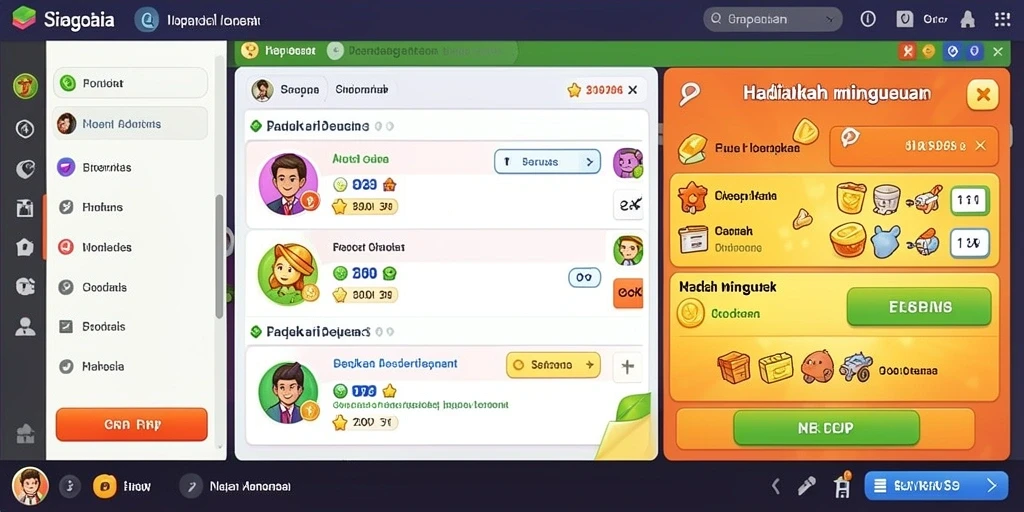 Tampilan antarmuka pengguna yang intuitif dan menarik.