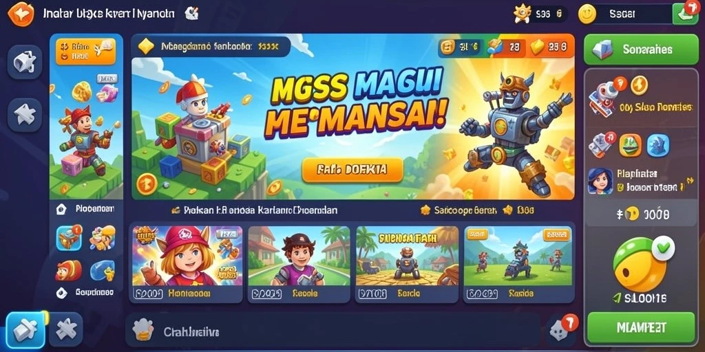 Tampilan antarmuka yang menarik dan modern.