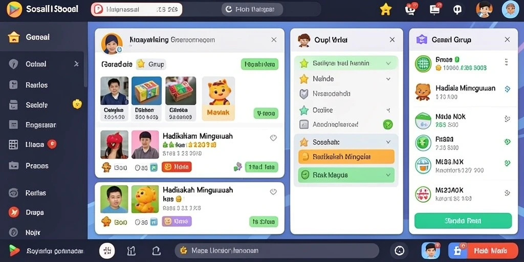 Tampilan antarmuka yang menarik dan intuitif.