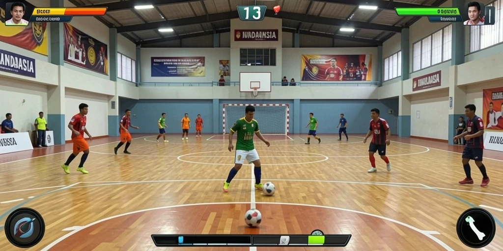 Tampilan utama dengan karakter menarik dan antarmuka yang ramah pengguna.
