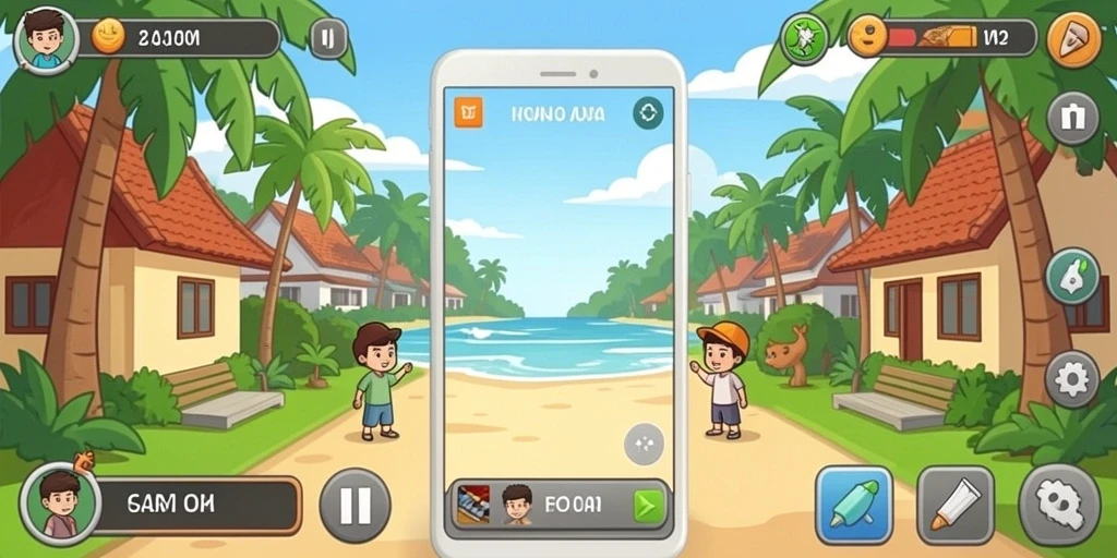 Screenshot antarmuka utama MITRA77 yang menarik.