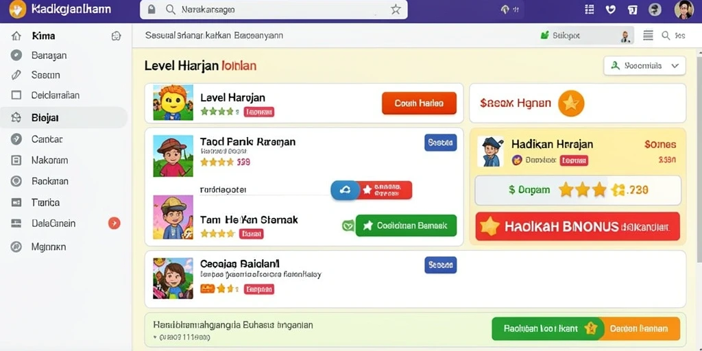 Tampilan antarmuka user-friendly yang memudahkan navigasi.